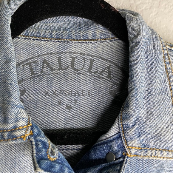 Aritzia Talula Jean/Leather Jacket - Picture 3 of 6